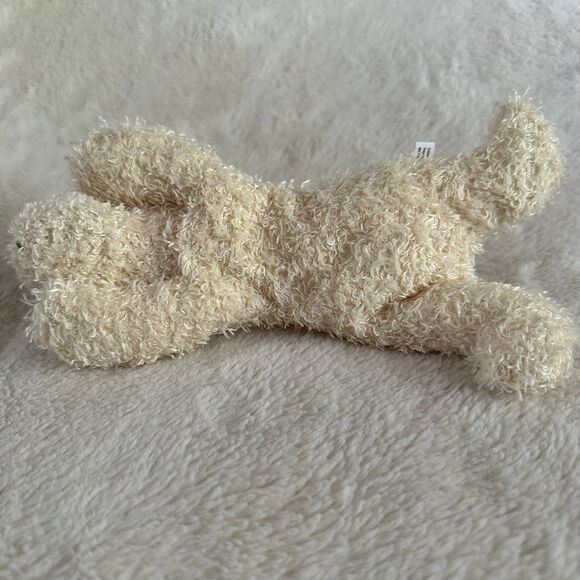 Mary Meyer Scruffy Shaggy Puppy Dog Cream Brown 9” Laying Flat Plush Stuffed Toy - Picture 5 of 6